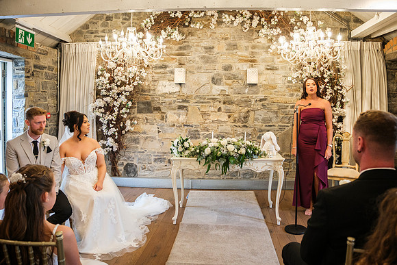Ballymagarvey Village Wedding Ceremony of Denise & Darragh - 1161