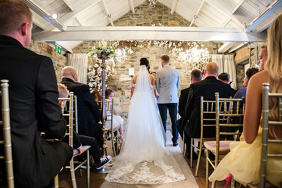 Ballymagarvey Village Wedding Ceremony of Denise & Darragh - 1208