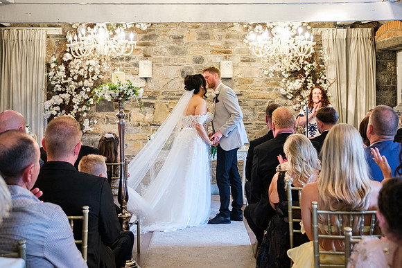 Ballymagarvey Village Wedding Ceremony of Denise & Darragh - 1324