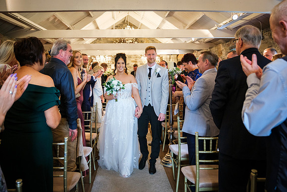 Ballymagarvey Village Wedding Ceremony of Denise & Darragh - 1357