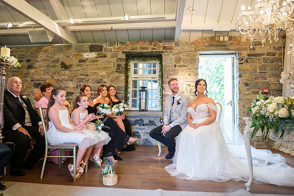 Ballymagarvey Village Wedding Ceremony of Denise & Darragh - 2840