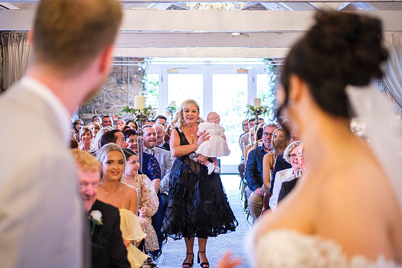 Ballymagarvey Village Wedding Ceremony of Denise & Darragh - 9568