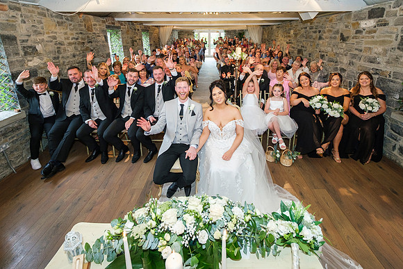 Ballymagarvey Village Wedding Ceremony of Denise & Darragh - 9602