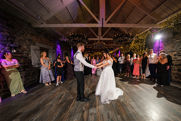 Ballymagarvey Village Wedding 1st Dance of Denise & Darragh - 9688