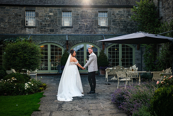 Ballymagarvey Village Wedding Drinks Reception of Denise & Darragh - 1868