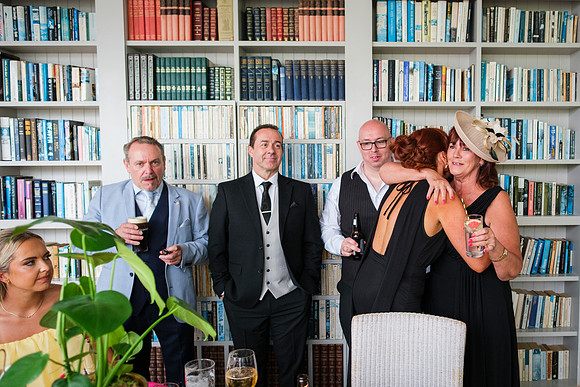 Ballymagarvey Village Wedding Drinks Reception of Denise & Darragh - 3145