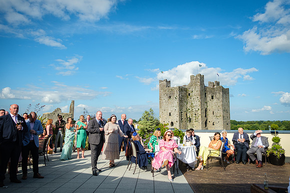 Trim Castle Hotel Wedding Drinks Reception Alison Ian-3244