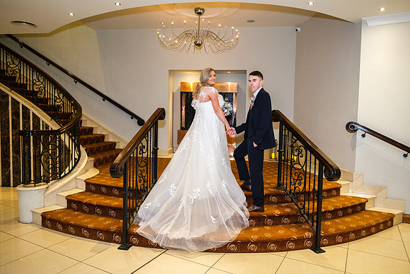 Trim Castle Hotel Bride and Groom Hannah & Sean - 3508