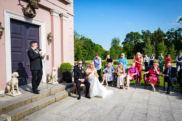 Boyne Hill House Wedding Reception of Zoe & Desmond - 24785