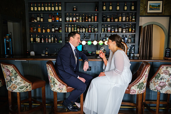 Kilberry Pub Wedding Drinks Amy Joe - 5509