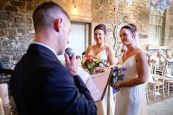 Boyne Hill House Wedding Ceremony of Michelle & Bronagh - 8275