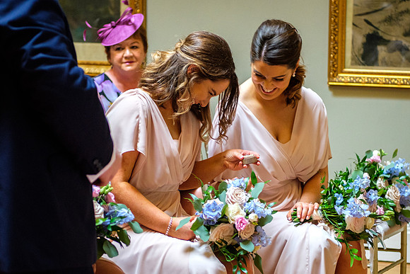 Palmerstown House wedding ceremony Louise Ken-3200