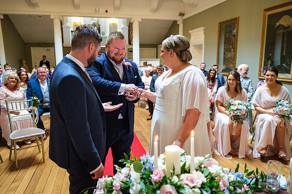 Palmerstown House wedding ceremony Louise Ken-5307