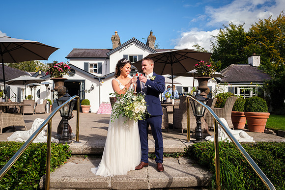 Stationhouse Hotel wedding drinks reception Leanne Eamonn-9127