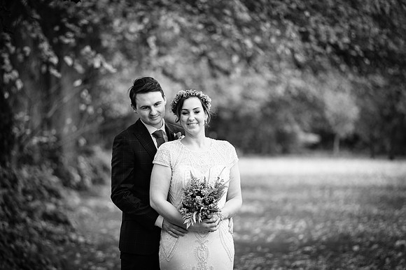 Bride and groom in Maynooth University-6154