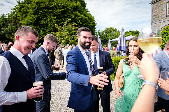Tankardstown House Wedding Drinks Reception of Grainne & Liam - 1058