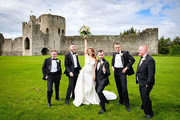 Trim Castle Hotel Wedding Bridal Party of Meadhbh & Owen - 4134