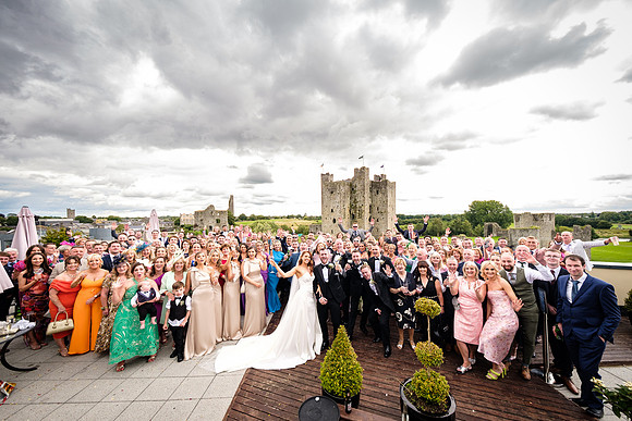 Trim Castle Hotel Wedding Drinks Reception Meadhbh & Owen - 1298