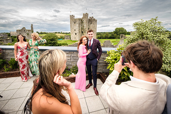 Trim Castle Hotel Wedding Drinks Reception Meadhbh & Owen - 1437