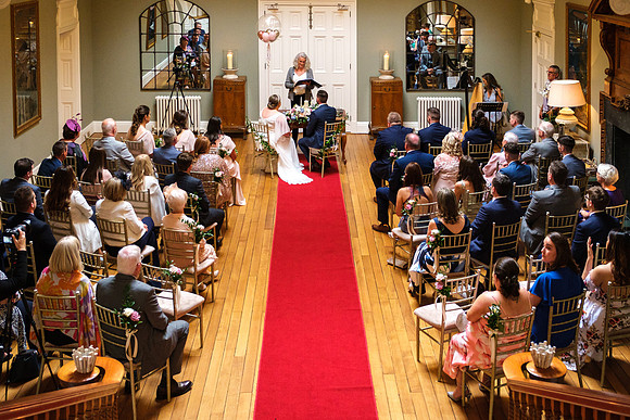 Palmerstown House wedding ceremony Louise Ken-8652