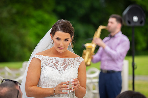 Drinks reception at Boyne Hill House wedding-0107