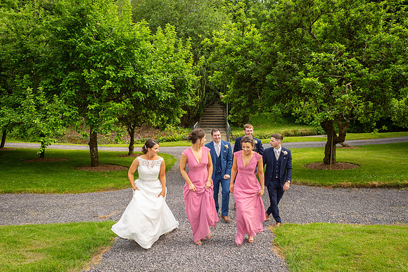 Bridal party at Boyne Hill House wedding-2026