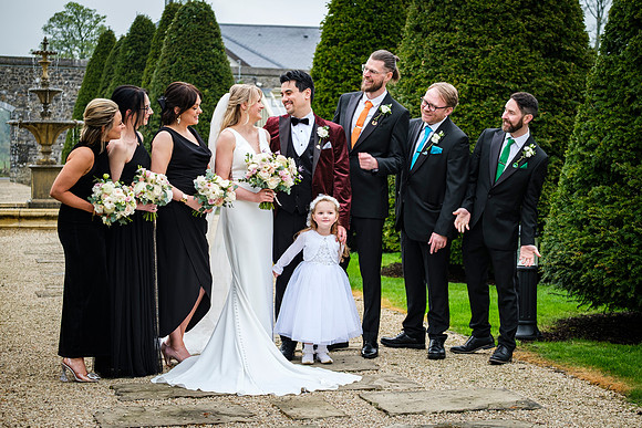 Killeen Castle Wedding Bridal Party of Ann & Clive - 14712