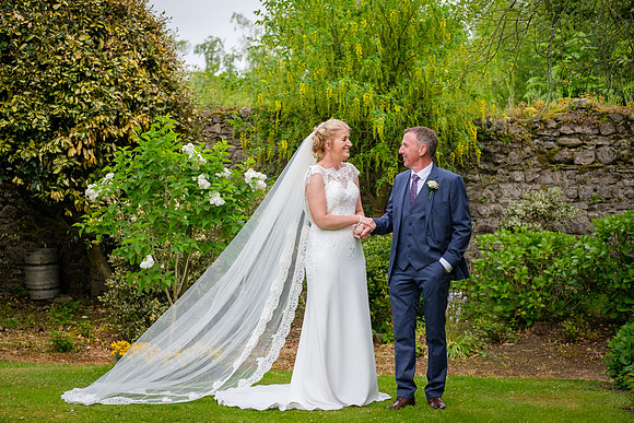 Bride & groom at Knightsbrook Hotel-2819