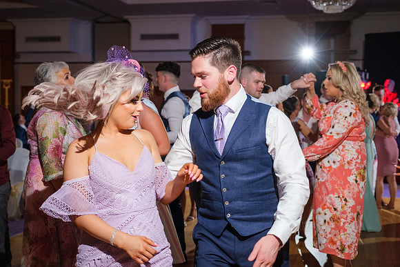 Raelin & Declan's first dance at Knightsbrook Hotel-9020