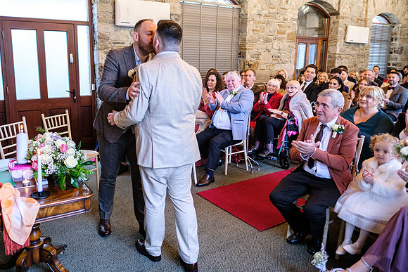 Moyvalley Hotel Wedding Ceremony & Steven & Johnny - 1696
