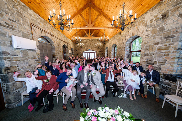 Moyvalley Hotel Wedding Ceremony & Steven & Johnny - 9937