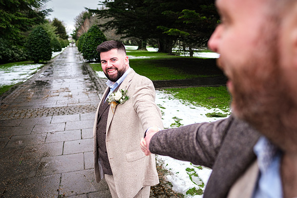 Moyvalley Hotel Grooms Steven & Johnny - 1917