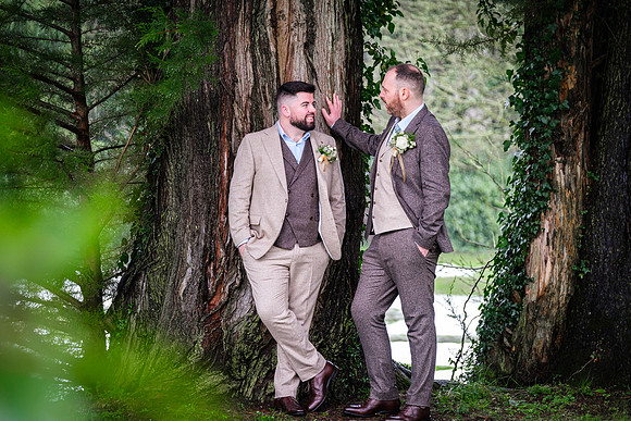 Moyvalley Hotel Grooms Steven & Johnny - 6932