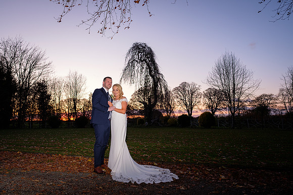 Knightsbrook Hotel bride and groom Denise Keith-8516