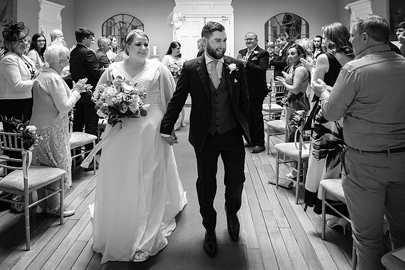 Palmerstown House wedding ceremony Louise Ken-5378