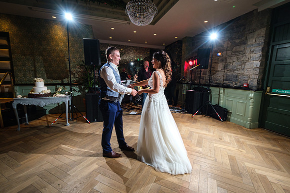 Stationhouse Hotel wedding first dance Leanne Eamonn-9601