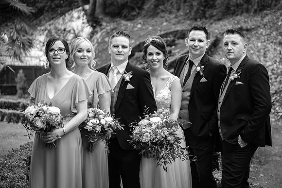 Stationhouse Hotel wedding bridal party Leanne Eamonn-3819