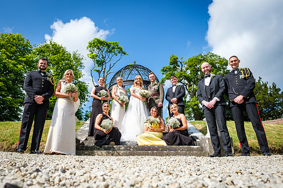 Boyne Hill House Wedding Bridal Party of Zoe & Desmond - 24391