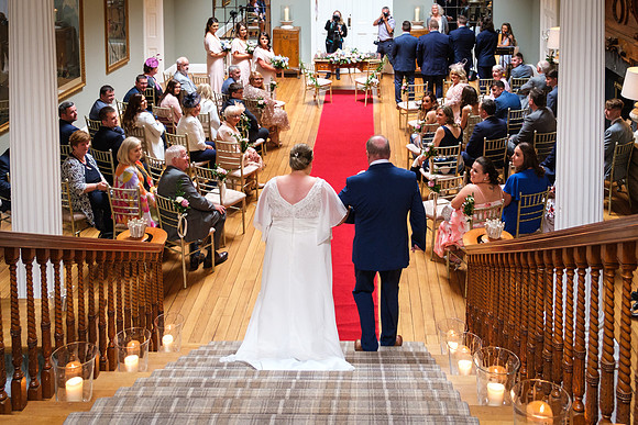 Palmerstown House wedding ceremony Louise Ken-8621