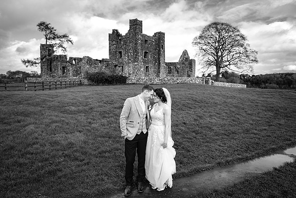 Bective Abbey Bride & Groom Christina Joey - 0876