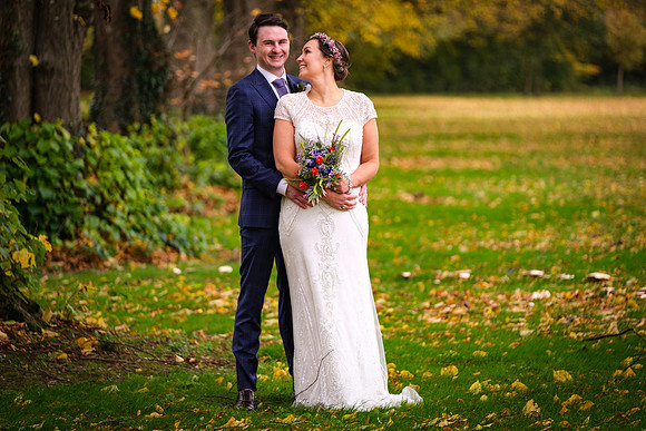 Bride and groom in Maynooth University-6149
