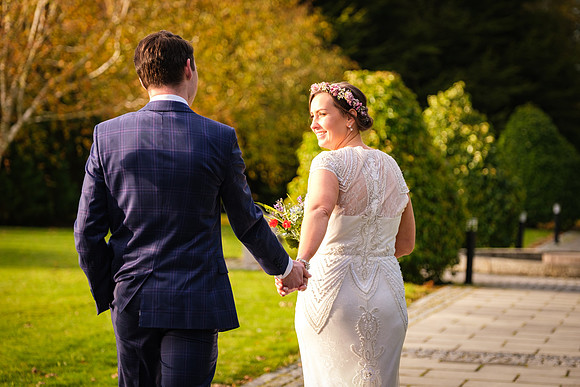 Bride and groom in Moyvalley Hotel-6374