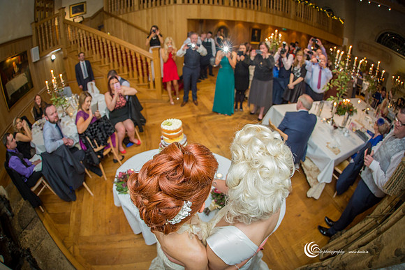 Cutting the cake