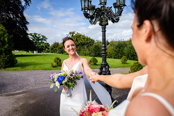 Boyne Hill House Wedding Drinks of Michelle & Bronagh - 8393