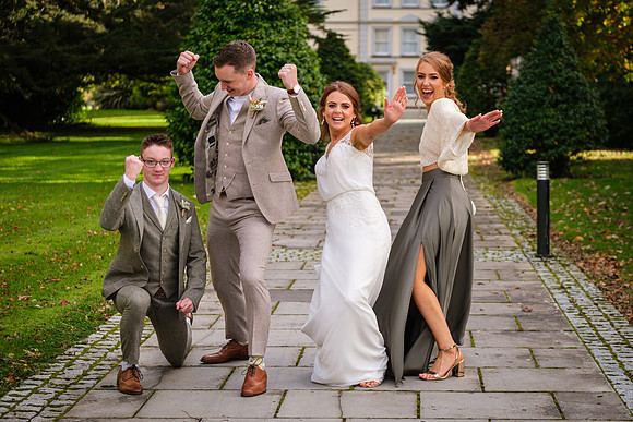 Bridal party at Moyvally Hotel-5112