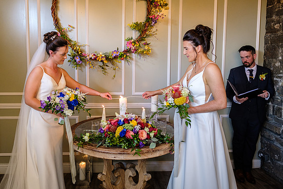 Boyne Hill House Wedding Ceremony of Michelle & Bronagh - 8287