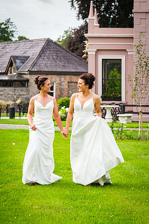 Boyne Hill House Wedding Drinks of Michelle & Bronagh - 6725