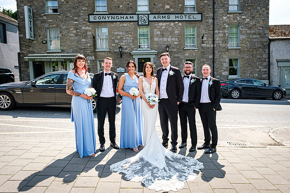 Conyngham Arms Hotel Bridal Party of Roisin Jake - 6146