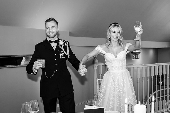 Boyne Hill House Wedding Reception of Zoe & Desmond - 11815